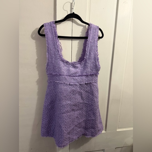 New with tags Zara RHINESTONE BUTTON TWEED
Pinafore DRESS - Picture 3 of 3